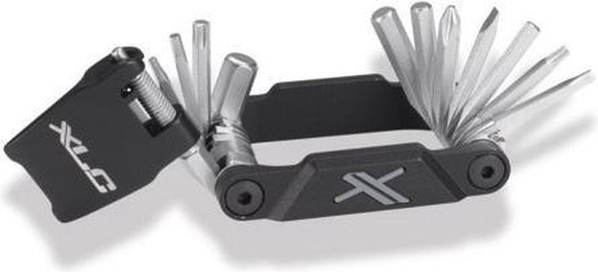 Xlc to-m12 multitool - q-serie - 12 delig - zwart zilver
