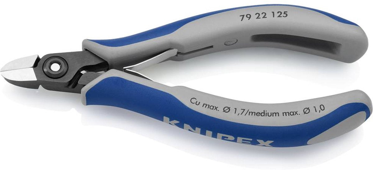 Knipex 79 22 125 zijsnijtang ronde-kop 125mm