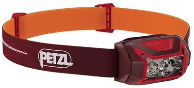 Petzl actik core - hoofdlamp - 625 lumen - oplaadbaar en lichtgewicht - voor wandelen, hardlopen en kamperen - rood