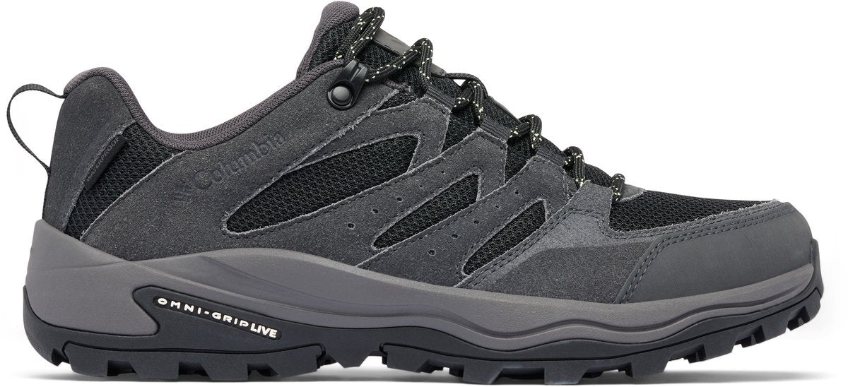 Columbia redmond™ iv low waterproof dames wandelschoenen - black, citron haze