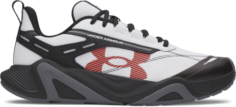 Under armour ua charged commit tr 5-wht heren sportschoenen - wit - zwart - venom rood