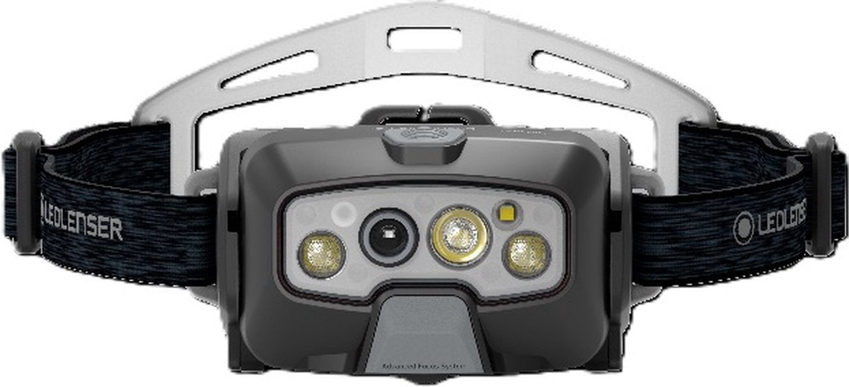 Ledlenser hf8r core - hoofdlamp - oplaadbaar - 1600 lumen - ip68 - batterij vooraan - digitale focus - adaptieve lichtbundel - bluetooth