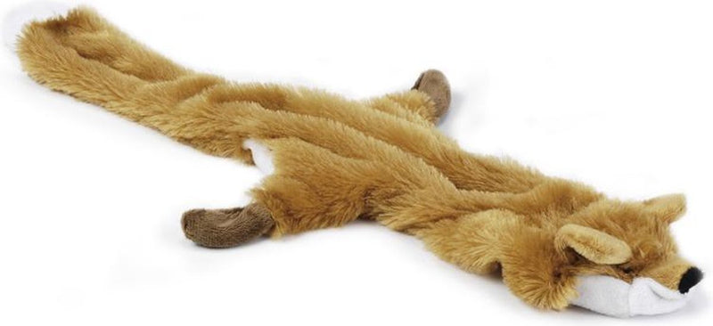 Beeztees flatino vos - hondenspeelgoed - bruin - 52x15x2,5 cm