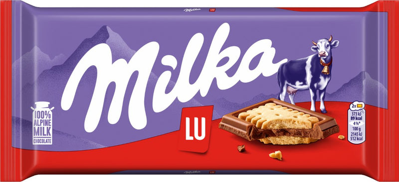 Milka tablet lu (18x 87gr)