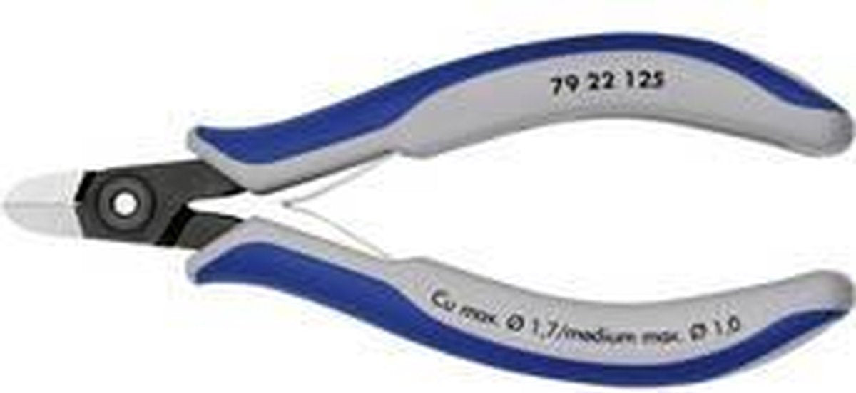 Knipex 79 22 125 zijsnijtang ronde-kop 125mm