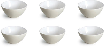 Medard de noblat - oslo white - kleine kom 13 cm - 6 delig - stoneware