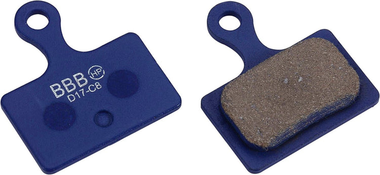 Bbb cycling discstop remblokken - schijfremblokken - compatibel met shimano schijfremmen - blauw - bbs-561