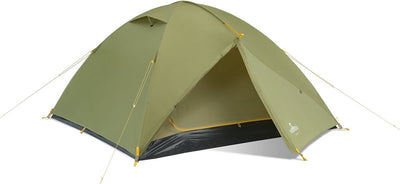 Nomad ® jade koepeltent 3 personen | groen | slechts 4kg | 3 persoons tent met binnentent | waterdicht ventilerend | incl hoes