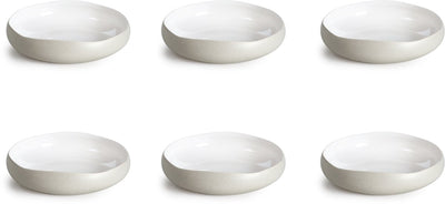 Medard de noblat - oslo white - soep bord 20 cm - 6 delig - stoneware