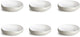 Medard de noblat - oslo white - soep bord 20 cm - 6 delig - stoneware