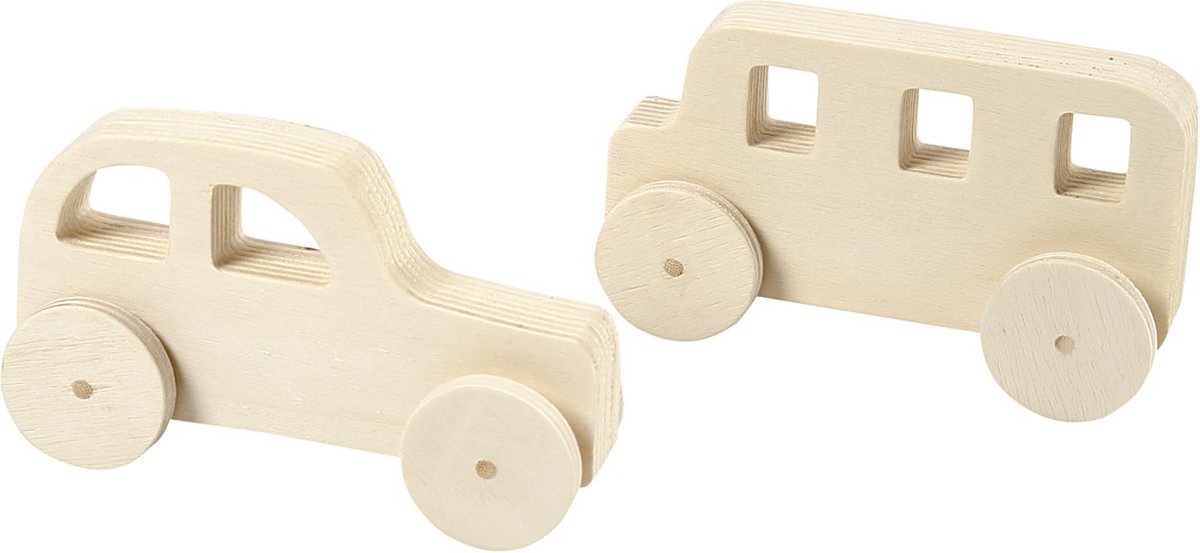 Creativ company houten auto's, 2st.