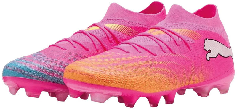 Puma future 9 match fg ag unisex sportschoenen - poison pink-sun stream-bright aqua- white 43