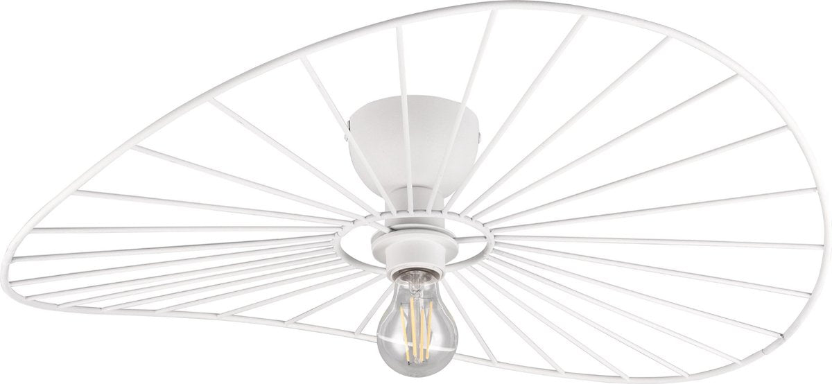 Rl live your light reality chapeau - plafondlamp - wit mat - excl. 1x e27 40w