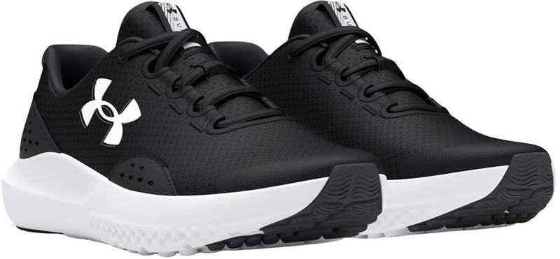 Under armour ua bgs surge 4-blk jongens sportschoenen - zwart - antraciet - wit