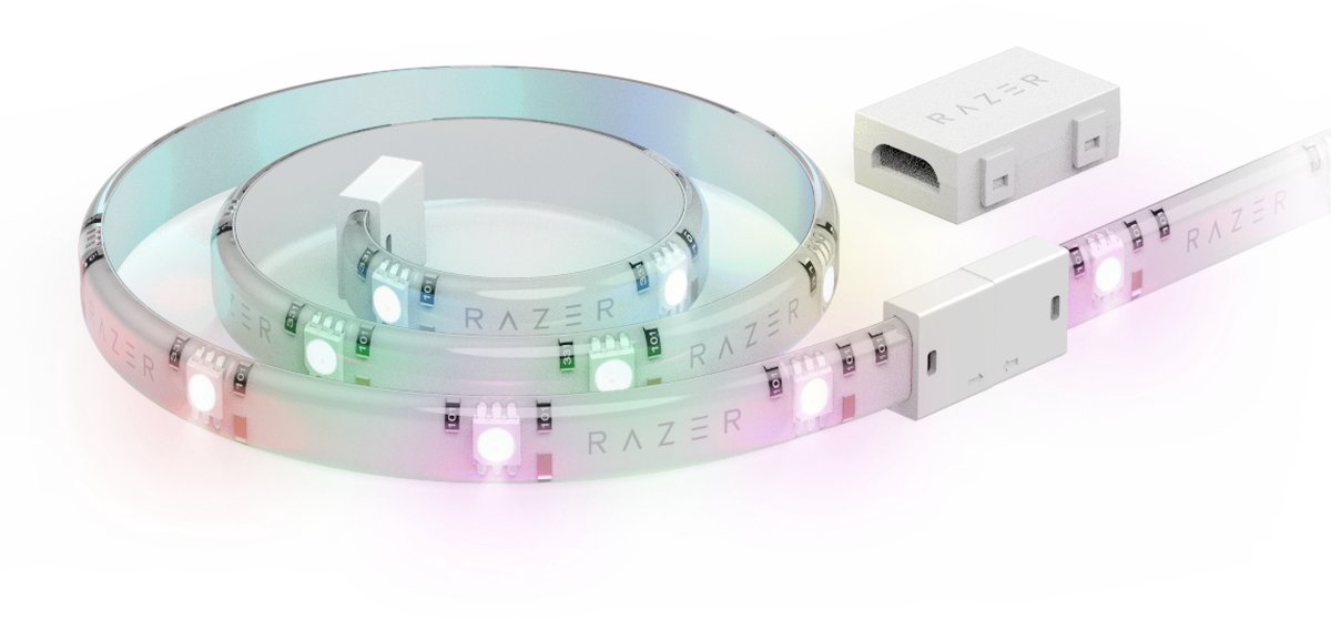 Razer aether - smart light strip verlengstuk - 1 meter - chroma rgb - wit