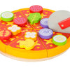 Small foot - houten snij- en speeleten pizza set, 21dlg.
