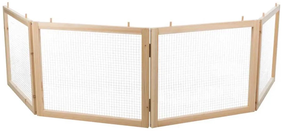 Trixie indoor ren 4 panelen hout