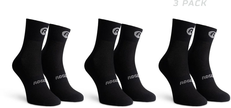Rogelli core fietssokken - 3-pack - zwart - 36 39