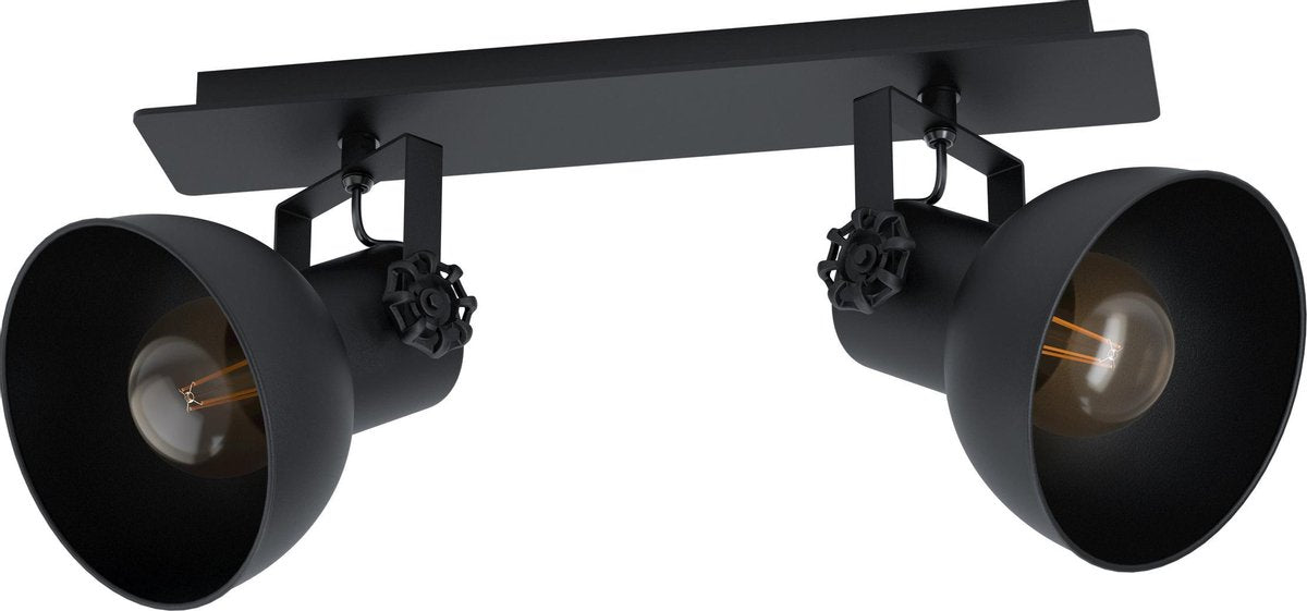 Eglo barnstaple 1 spot - e27 - 47,5 cm - zwart