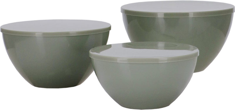 Travellife palma schalen set green 6-delig met keramiek look