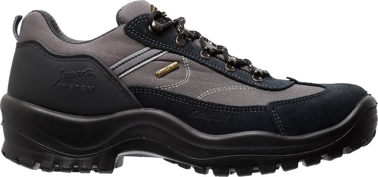 Grisport torino low wandelschoenen unisex - grey black - maat 46