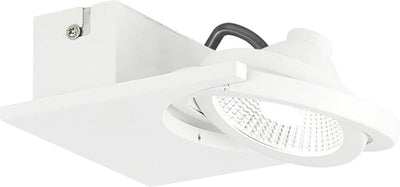 Eglo design brea - spot - 1 lichts - wit, helder