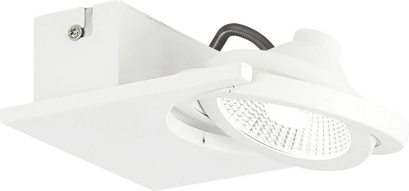 Eglo design brea - spot - 1 lichts - wit, helder