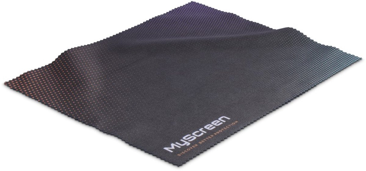 Myscreenprotector cut use cleaning cloth, 15x15cm