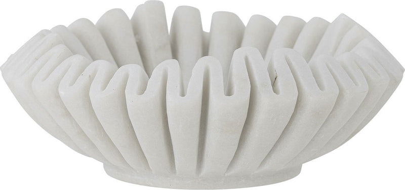 Bloomingville schaal harmonia marmer wit ø17,5 x 6 cm