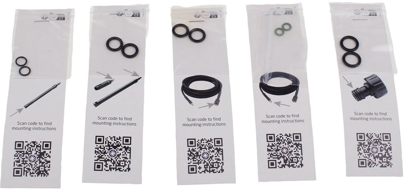 Nilfisk afdichtingsring o-ring set van hogedrukslang e1303, d1304xtra 128500292