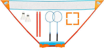 Get Go Get Go Instant Badmintonspeelset blauw en oranje