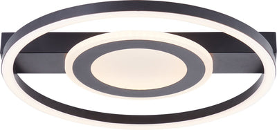 Brilliant maureen - plafondlamp - led 22w - 3000k - zwart