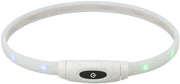 Trixie lichtgevende halsband hond usb siliconen oplaadbaar meerkleurig - afbeelding 1