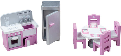 Tidlo poppenhuisaccessoire keuken 9delig