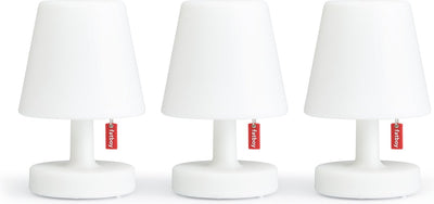 Fatboy edison the mini - 3 kleine witte tafellampjes - oplaadbare bedlampjes - slaapkamer lamp nachtkastje - draadloos