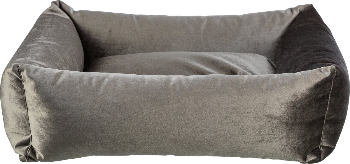 Trixie - hondenmand malia - be eco - hoekig - donkergrijs - gerecycled - 80x65 cm