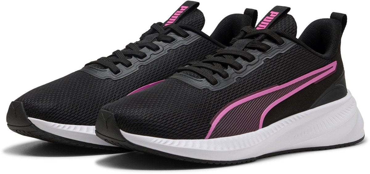 Puma flyer lite 3 unisex sportschoenen - black-pink pixel