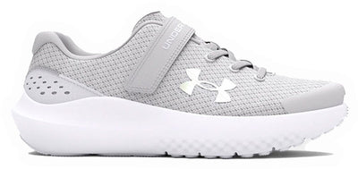 Under armour ua gps surge 4 ac-gry meisjes sportschoenen - halo grijs - wit - iridescent