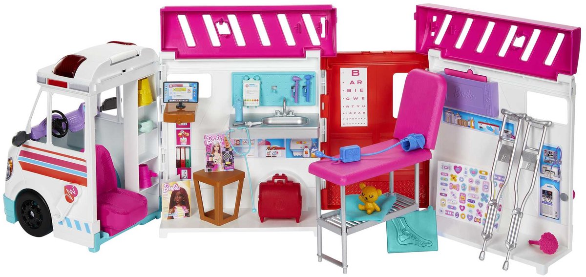 Barbie care clinic playset