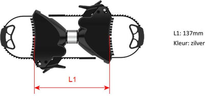 Pro-user diamant tg framehouder afsluitbaar 3e fiets