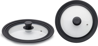 Ibili - deksel - glas - met siliconen rand - 24-26-28 cm