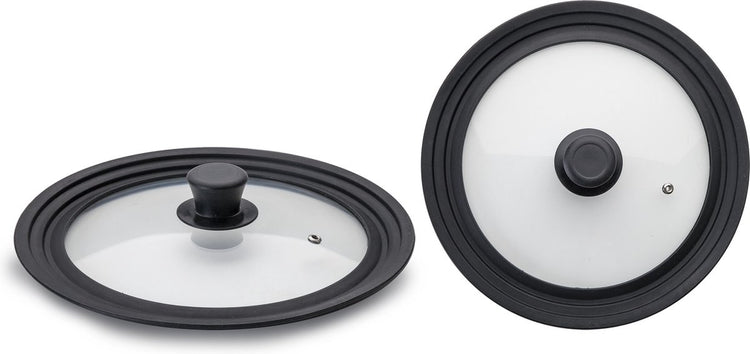 Ibili - deksel - glas - met siliconen rand - 24-26-28 cm
