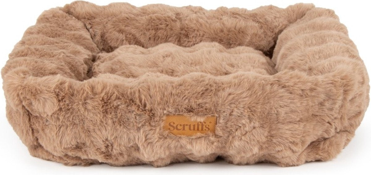 Scruffs - alpine box bed - hondenmand - taupe - xx-large 110 x 75 cm