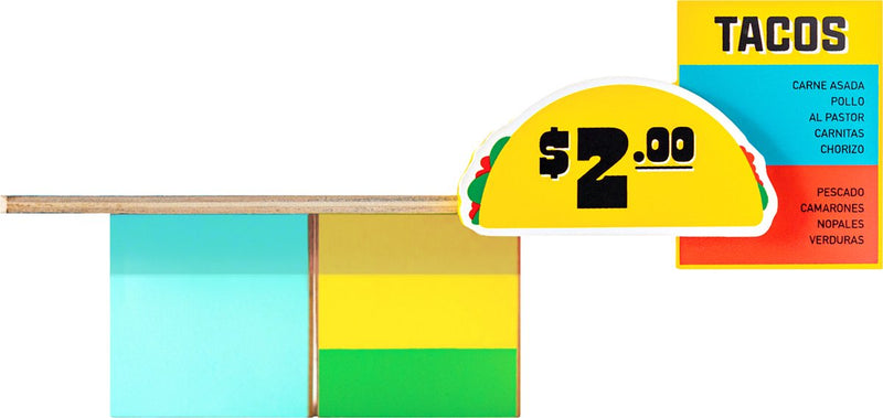 Candylab houten speelgoed taco shack snacktent - candycar wereld.