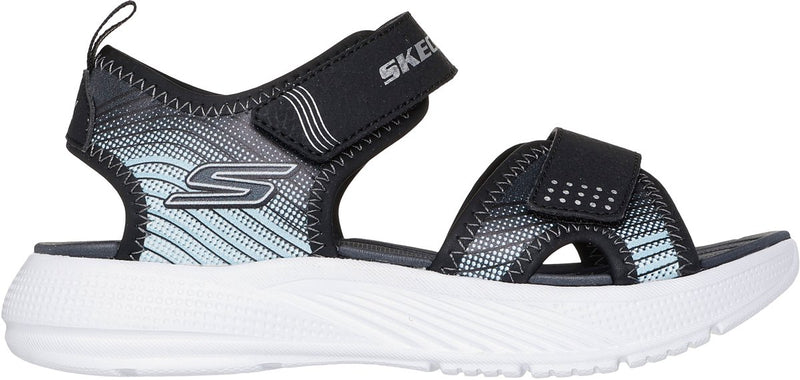 Skechers microspec-splash jongens sandalen - zwart