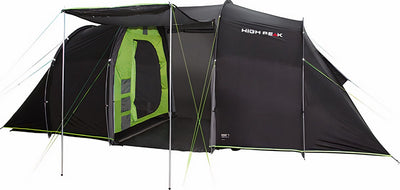 High peak Familietent Tauris 4.0 4-persoons 440 cm donkergrijs