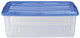 Iris topbox opbergbox 30l 57.5x39x20.5 cm blauw transparant