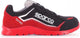 Sparco nitro marcus – veiligheidsschoen s3l met sportieve look en waterafstotend microvezel - rood 38