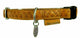Macleather halsband bruin