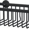 Tesa doucherek aluxx black matzwart badkamer zelfklevend zonder boren – 92x250x125mm